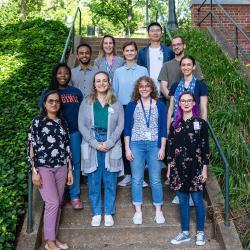 Wagner Fellows on stairs