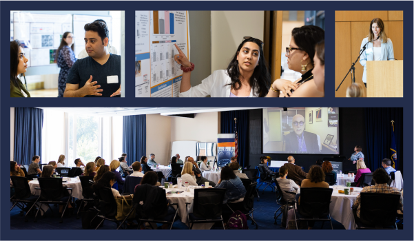 Collage of professional development activities