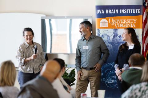 Drs. Siegrist, Downer, and Burnsed present their small group ideas