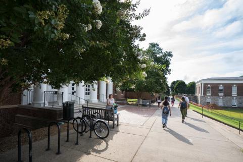 Students on Grounds in Summer