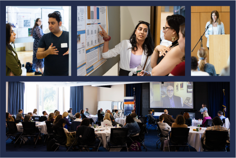 Collage of professional development activities